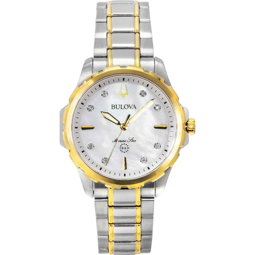 Load image into Gallery viewer, Bulova Marine Star Women&#39;s Watch: Captivating Two Tone Elegance
