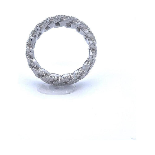 Load image into Gallery viewer, KAEL 2.94 CTW 925 MOISSANITE RHODIUM ICED OUT RING | 995391
