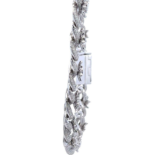 Load image into Gallery viewer, ORIN 12.70 CTW 5 MM RHODIUM MOISSANITE ICED OUT CHAIN  |  995811
