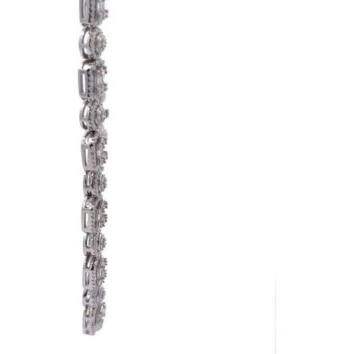 Load image into Gallery viewer, ENIGMATIC 10.11 CTW 8 MM RHODIUM MOISSANITE ICED OUT CHAIN  |  996481
