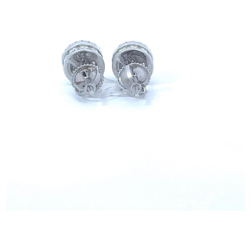 Load image into Gallery viewer, DRACONIS 0.24 CTW 925 RHODIUM MOISSANITE ICED OUT EARRING | 996151
