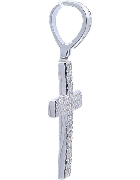 ORENDA Regal Pride CZ Rhodium Pendant: A Touch of Majesty