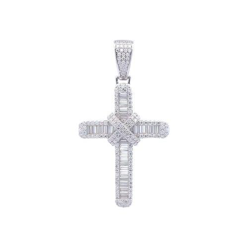 Load image into Gallery viewer, ORENDA 2.24 CTW 925 CZ MOISSANITE RHODIUM PENDANT I 996181
