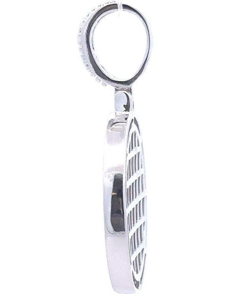 TEMPESTRA Regal Pride CZ Rhodium Pendant