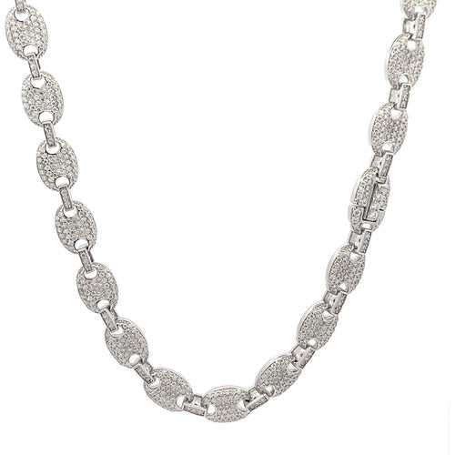 Load image into Gallery viewer, ORACULAR 4.63 CTW RHODIUM MOISSANITE ICED OUT CHAIN  |  996491
