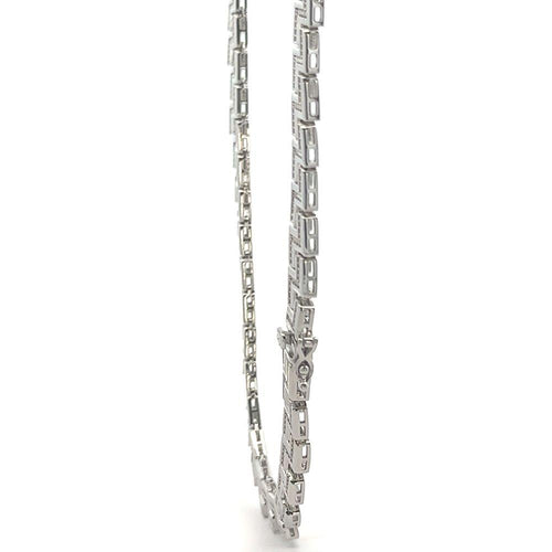 Load image into Gallery viewer, SABLE 16.26 CTW 7 MM RHODIUM MOISSANITE ICED OUT CHAIN  |  995641
