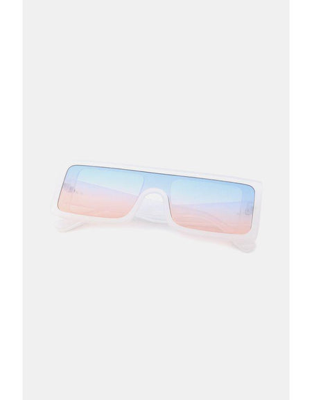 Polycarbonate Frame Rectangle Sunglasses