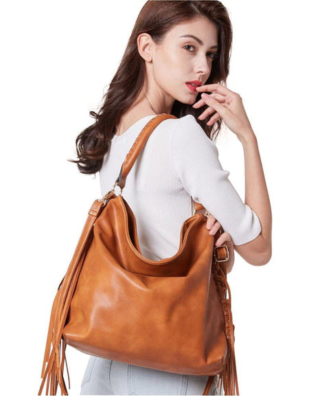 MT2159-5 TN Exquisite Fringe Hobo Bag with Pouch