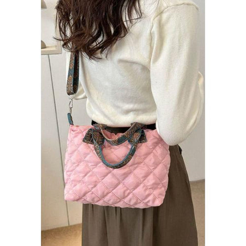 Load image into Gallery viewer, Designer Handbags Bubble Textured Printed Strap Handbag
