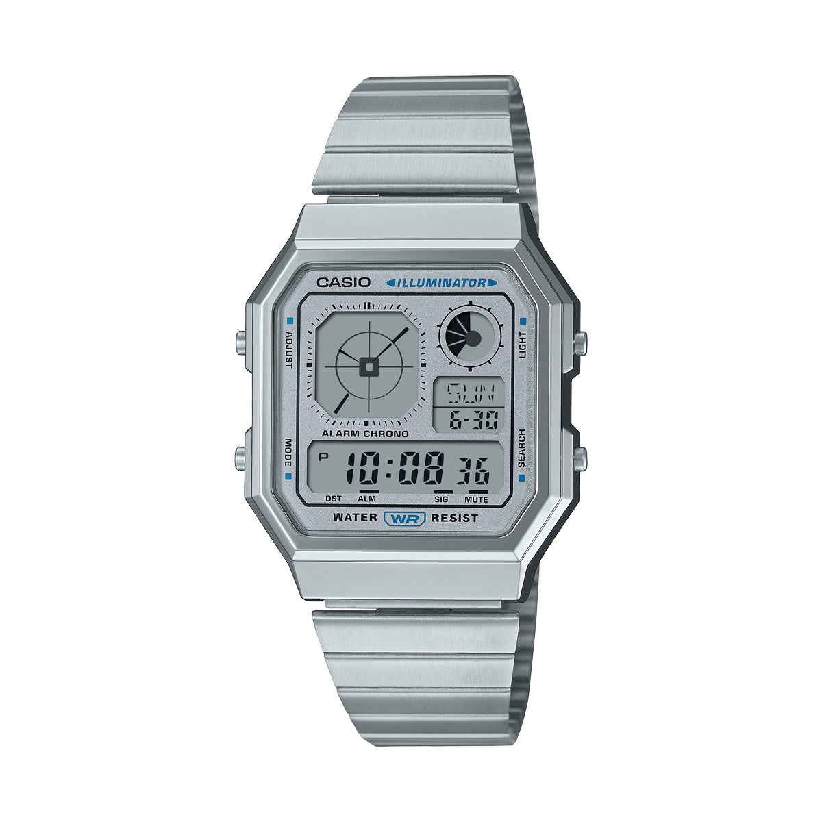 CASIO VINTAGE Mod. RETRO FUTURE EDGY COLLECTION - SILVER-0
