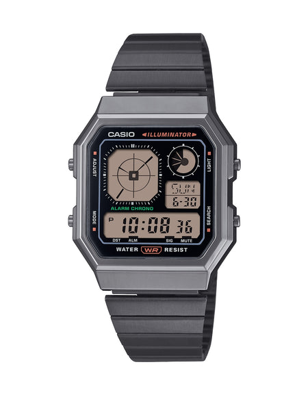 CASIO VINTAGE Mod. RETRO FUTURE EDGY COLLECTION - FULL BLACK-0