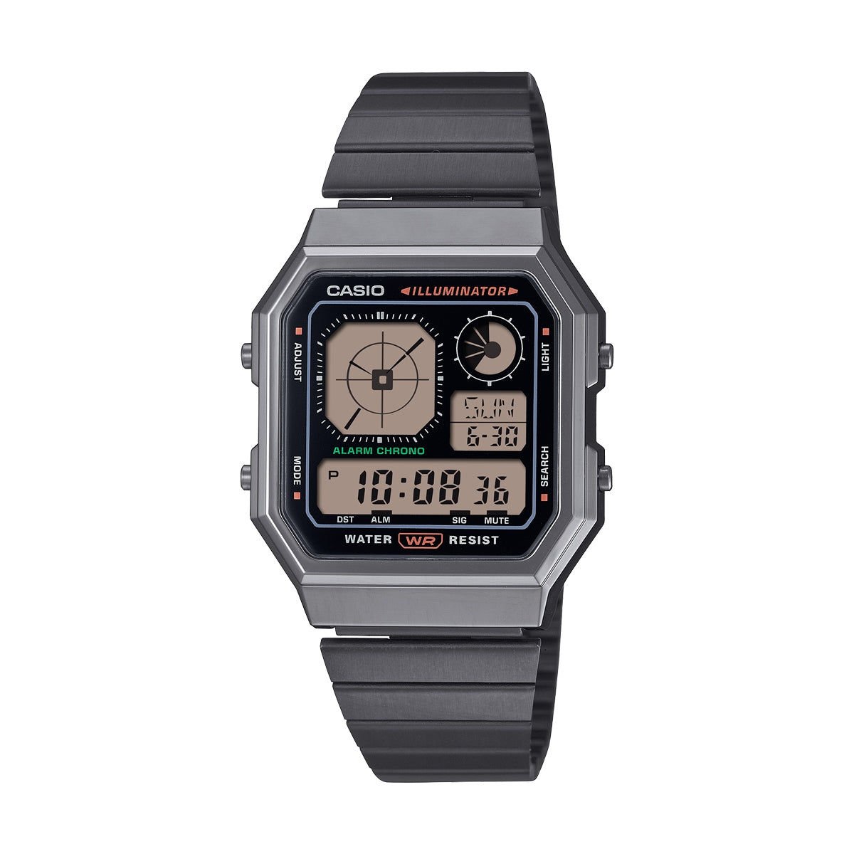 CASIO VINTAGE Mod. RETRO FUTURE EDGY COLLECTION - FULL BLACK-0