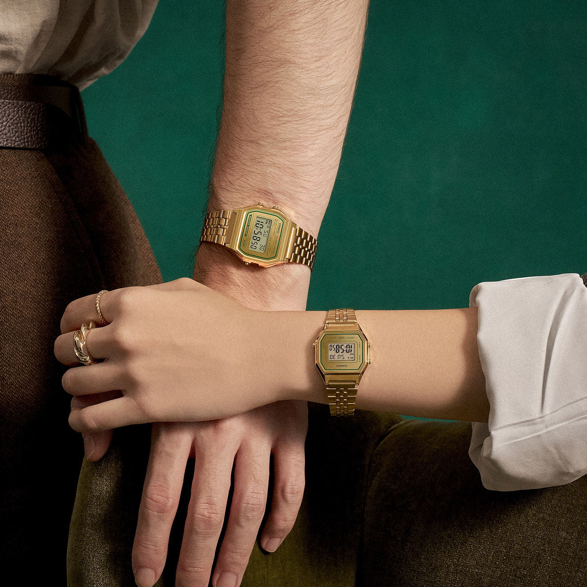 CASIO VINTAGE Mod. ICONIC - GOLD-3