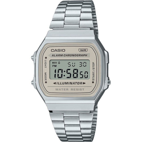 Load image into Gallery viewer, Casio Vintage Digital Stainless Steel Bracelet Quartz A168WA-8 Unisex Watch
