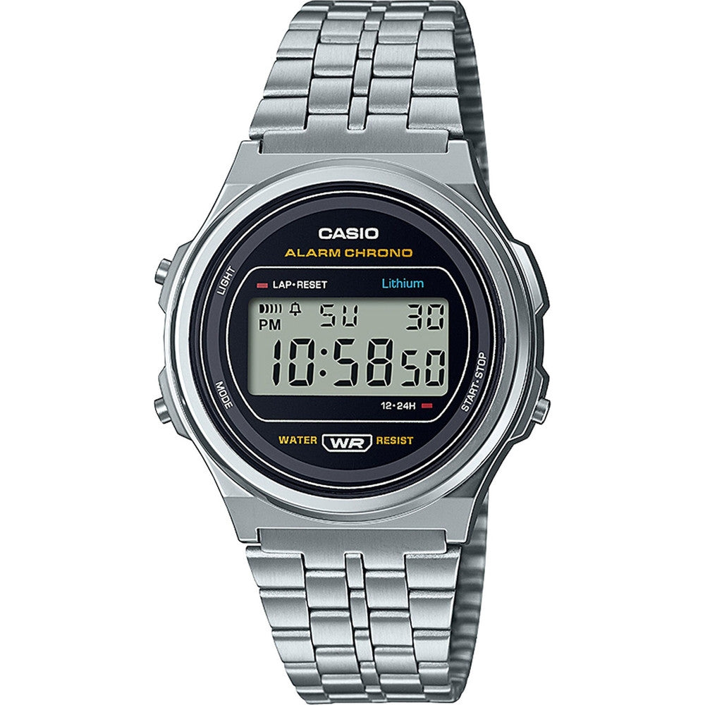 CASIO VINTAGE Mod. ROUND - BLACK-0