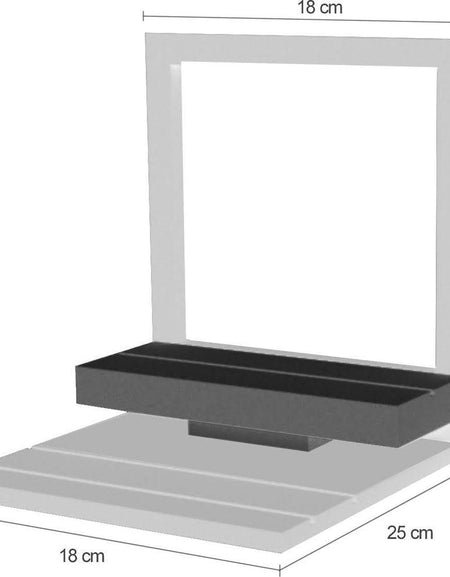 8 WATCHES DISPLAY 2 LEVELS 18 x 25 + PHOTO 18 x 25 - Made in Italy-0