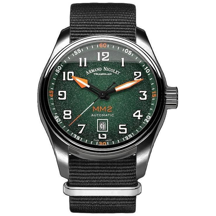 Armand Nicolet Tramelan MM2 Green Dial Automatic Watch