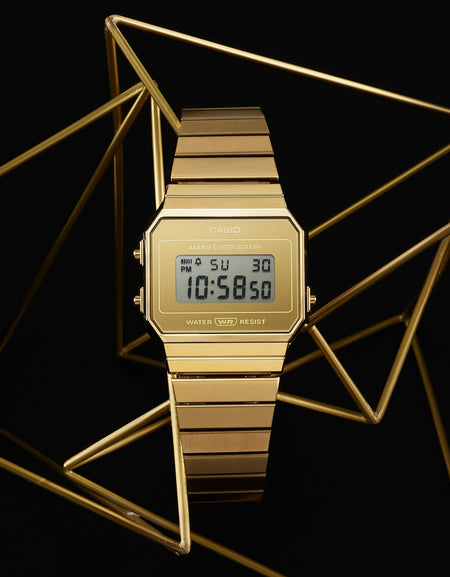 CASIO VINTAGE Mod. ICONIC SLIM GOLD-1