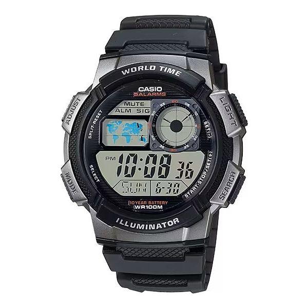 CASIO Mod. WORLD TIME ILLUMINATOR - 5 ALARMS, 10 YEARS BATTERY-0