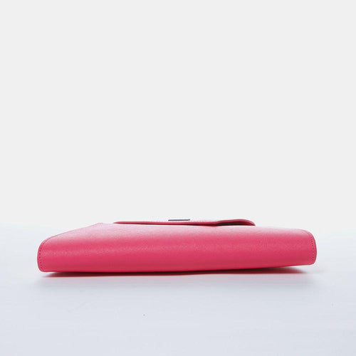 Load image into Gallery viewer, Angelica Hot Pink Leather Clutch Bag
