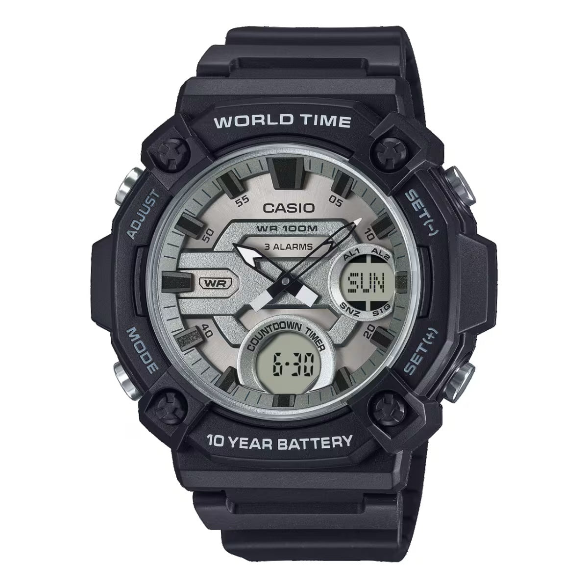 CASIO Mod. OVERSIZE 10 YEAR BATTERY-0