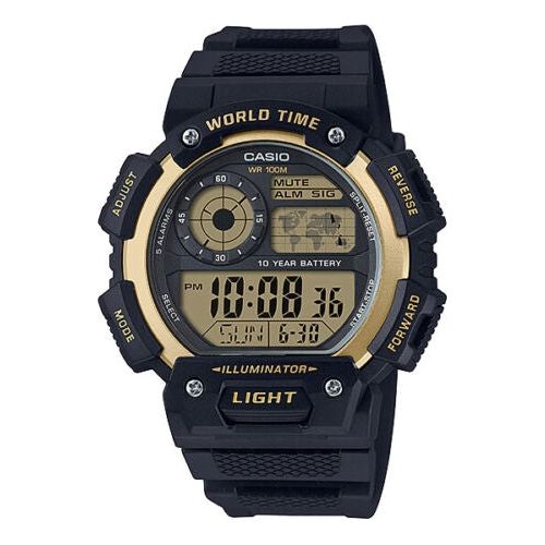 CASIO Mod. WORLD TIME ILLUMINATOR - 5 Alarms. 10 Year battery-0