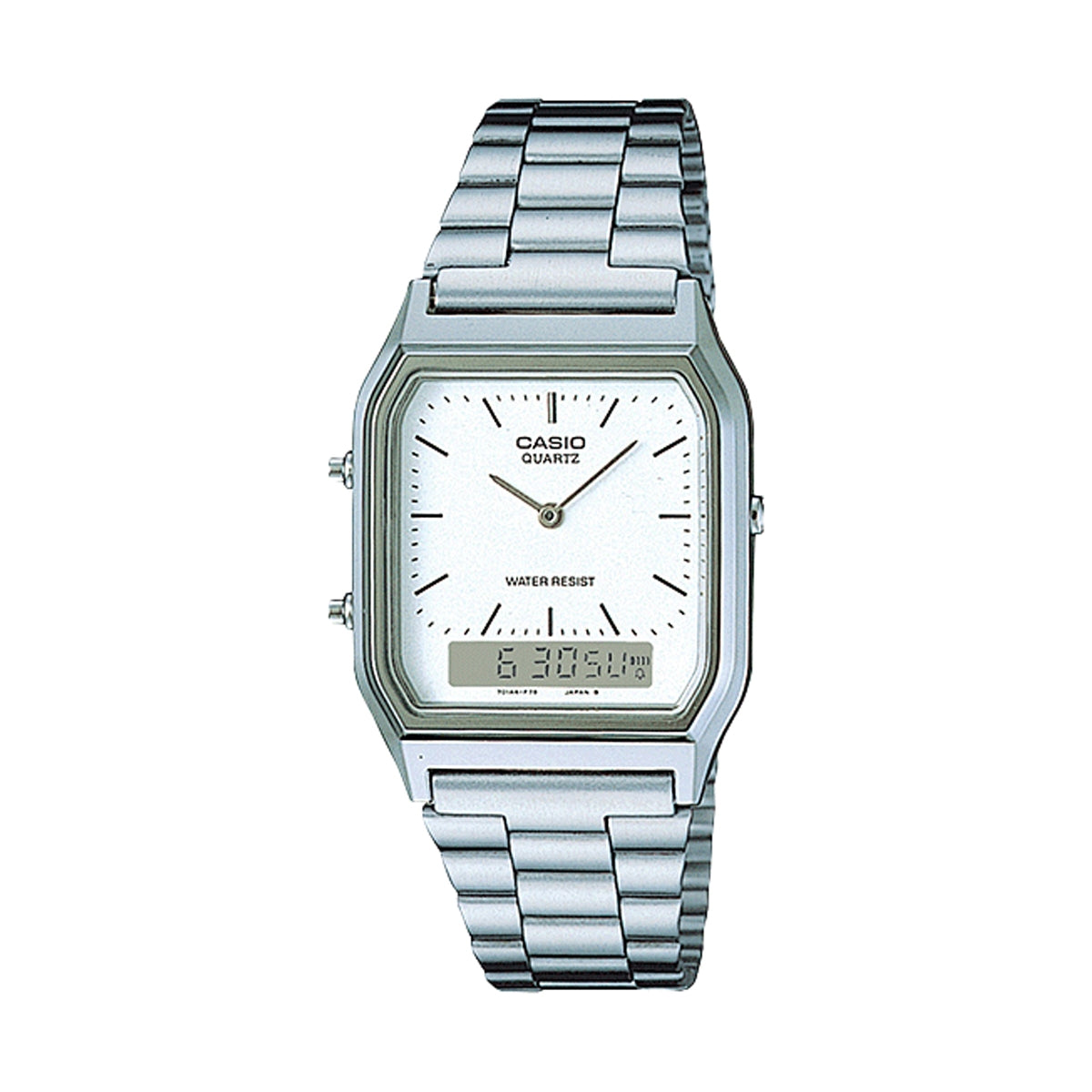CASIO VINTAGE Mod. EDGY COLLECTION SUNRAY DIAL - WHITE-0