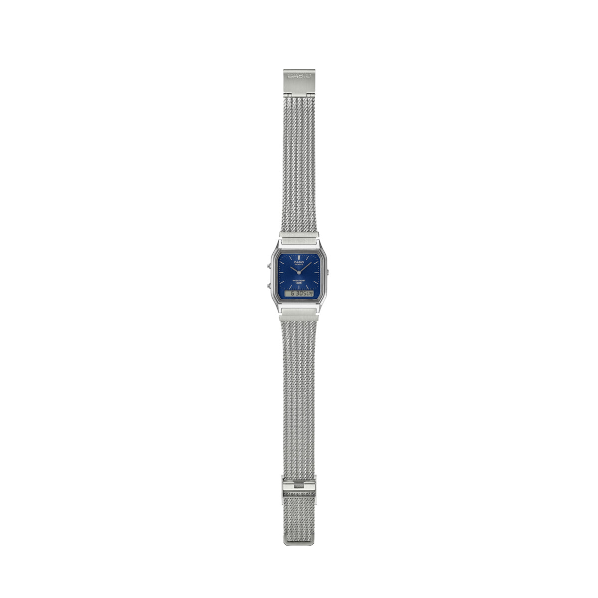 CASIO VINTAGE Mod. EDGY COLLECTION SUNRAY DIAL - MESH STRAP, BLUE-2