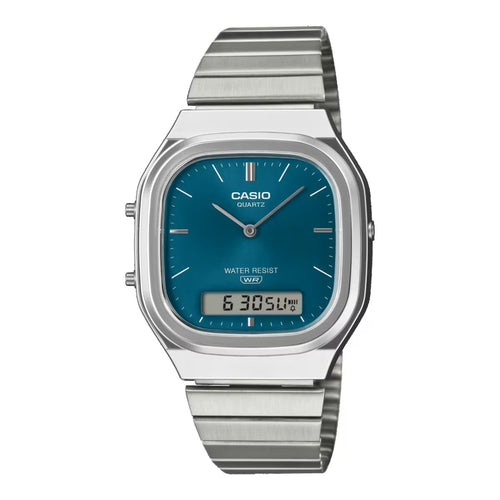 Load image into Gallery viewer, CASIO VINTAGE Mod. SQUARE LADY - TEAL-0
