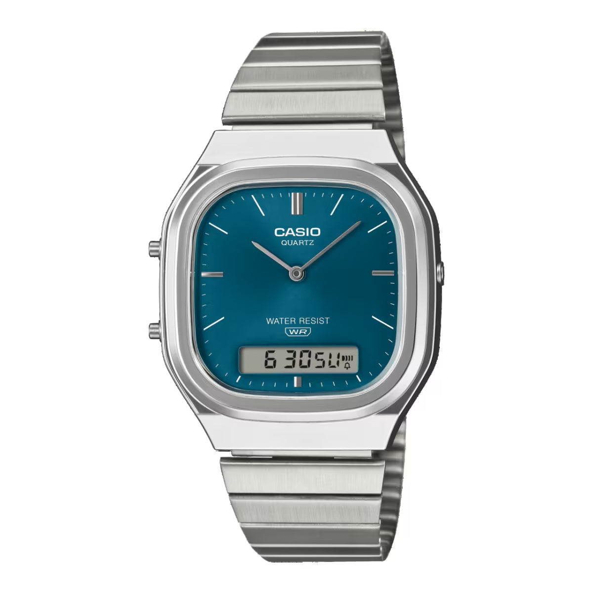 CASIO VINTAGE Mod. SQUARE LADY - TEAL-0
