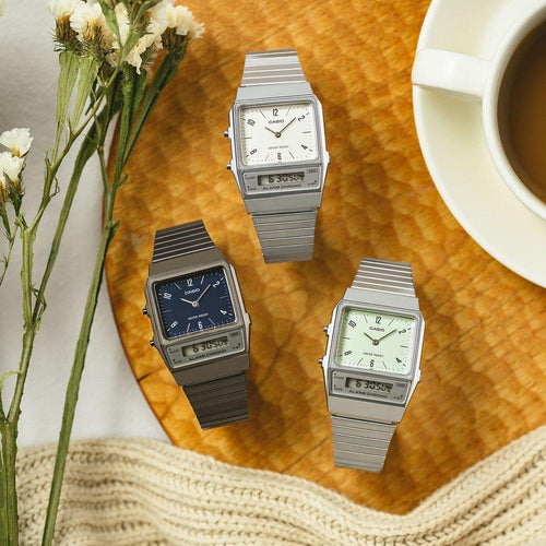 Load image into Gallery viewer, CASIO VINTAGE Mod. EDGY COLLECTION PETROL BLUE-1
