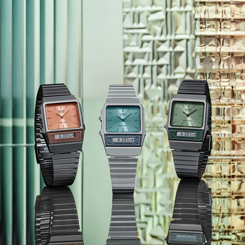 Load image into Gallery viewer, CASIO VINTAGE Mod. EDGY COLLECTION - AQUA GREEN-4
