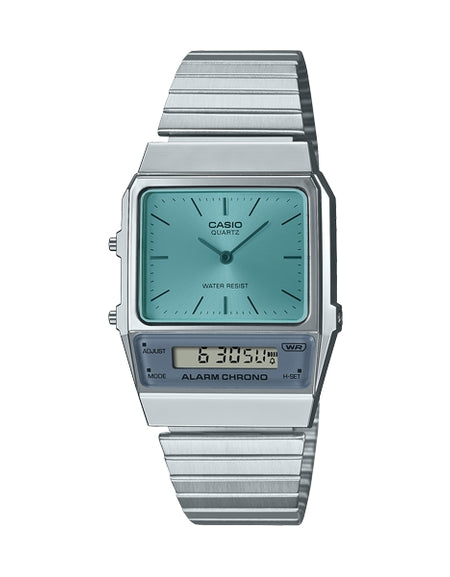 CASIO VINTAGE Mod. EDGY COLLECTION - AQUA GREEN-0