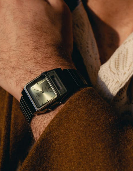 CASIO VINTAGE Mod. EDGY COLLECTION - FOREST GREEN-1