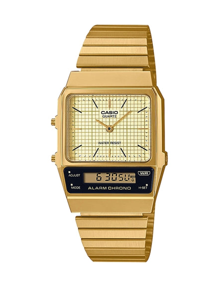 CASIO VINTAGE Mod. EDGY COLLECTION RETRO DIAL - GOLD-0
