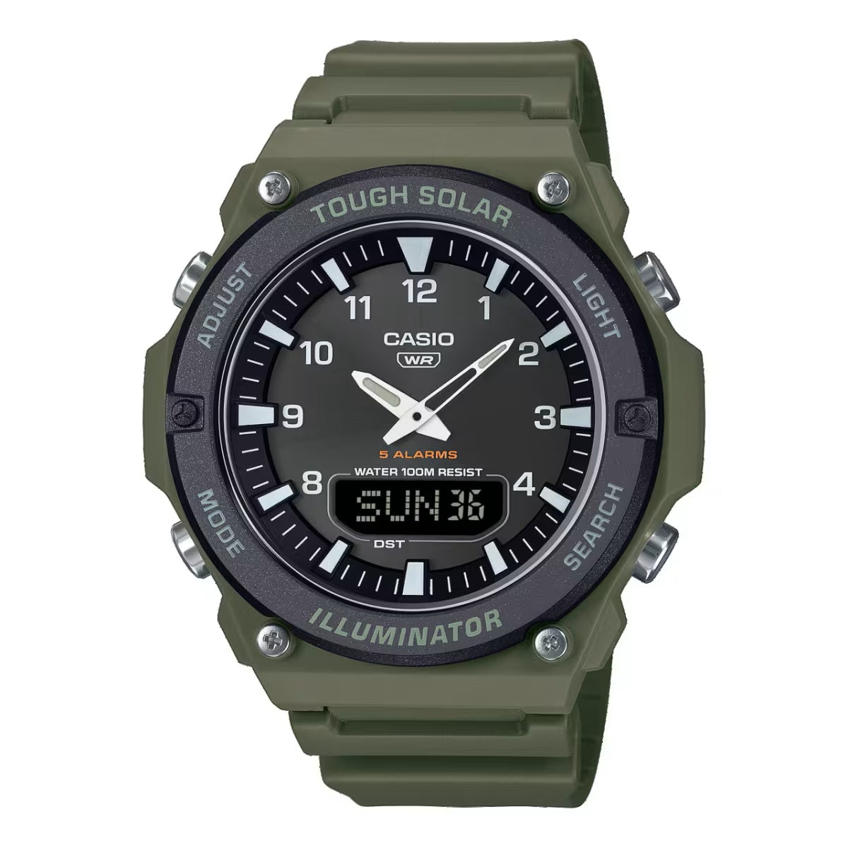 CASIO COLLECTION Mod. TOUGH SOLAR - GREEN-0