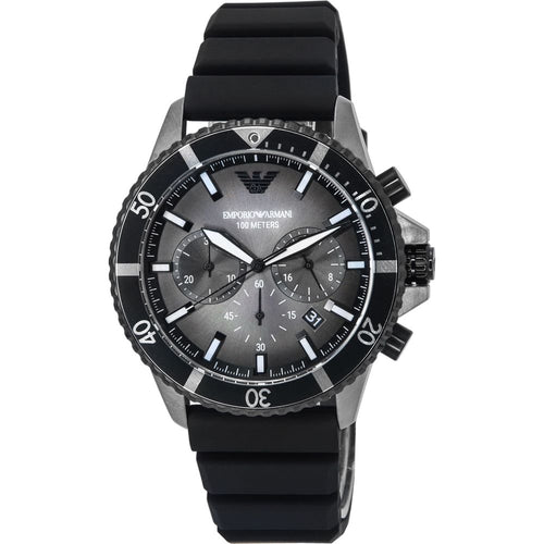 Load image into Gallery viewer, Emporio Armani Chronograph Black And Grey Dial Quartz AR11515: A Masterpiece of Elegance
