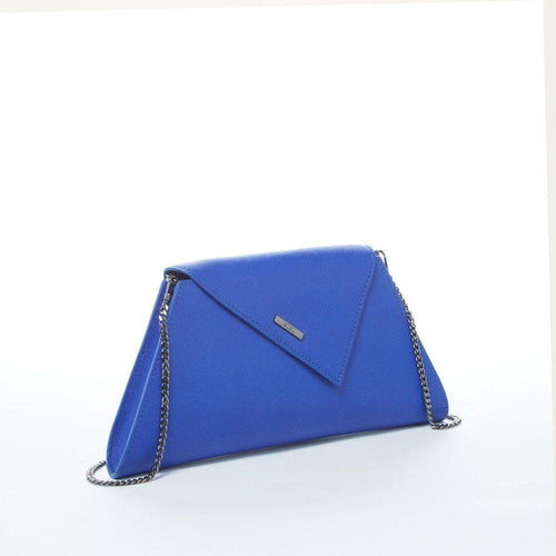 Load image into Gallery viewer, Angelica Cobalt Blue Leather Clutch Bag
