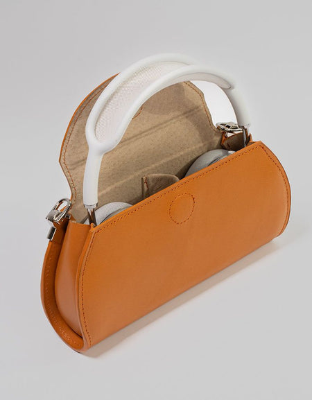 Leather Case-Bag for AirPods Max (Black)