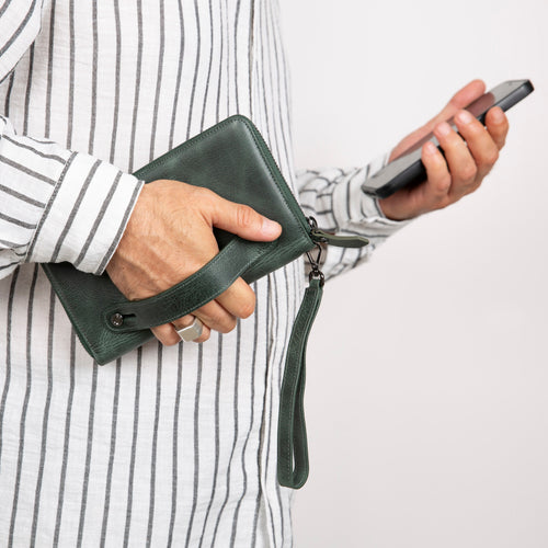 Load image into Gallery viewer, Anchorage Leather Wallet – Phone Holder &amp; 12 Card Slots-0
