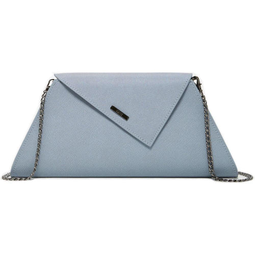 Load image into Gallery viewer, SUSU The Angelica Faded Denim Leather Clutch
