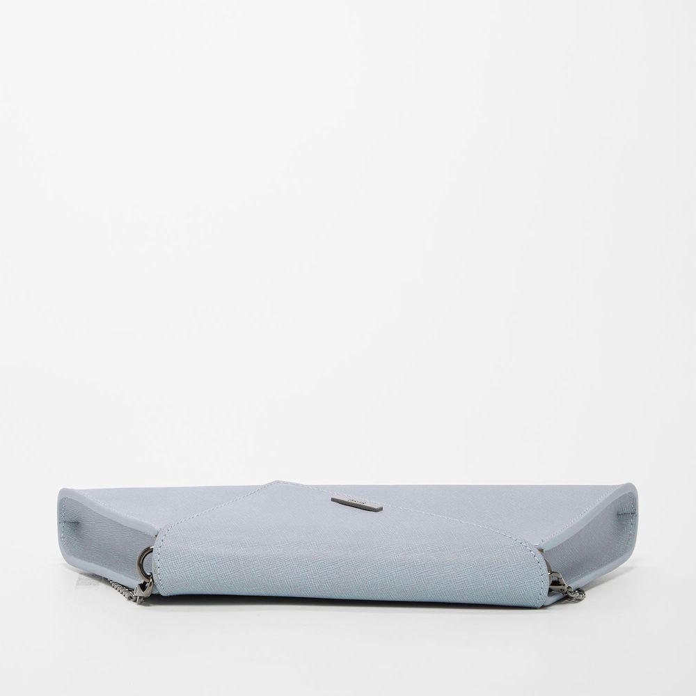 SUSU The Angelica Faded Denim Leather Clutch