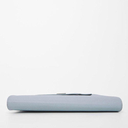 Load image into Gallery viewer, SUSU The Angelica Faded Denim Leather Clutch
