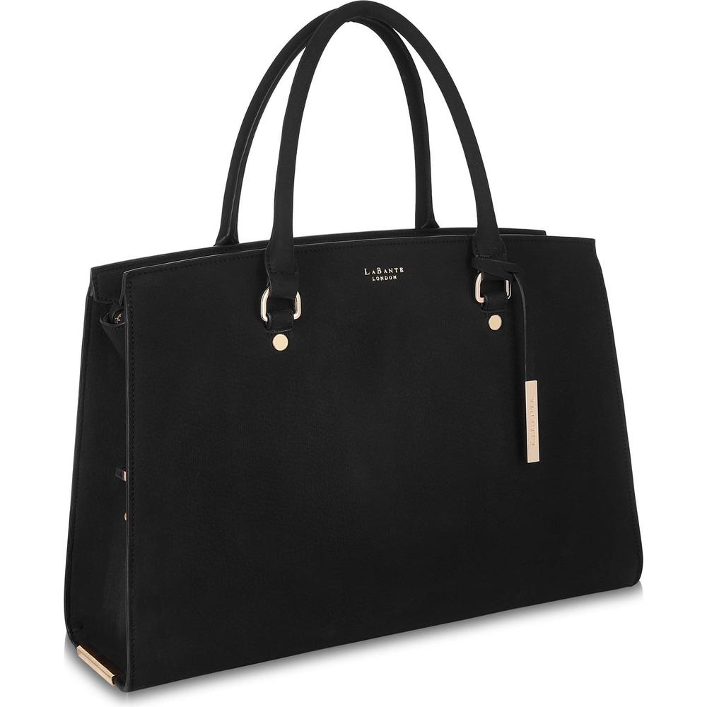 LaBante London Black Aricia Vegan Fashion Computer Bag