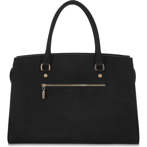 Load image into Gallery viewer, Black - Aricia Vegan Fashion Computer Bag
