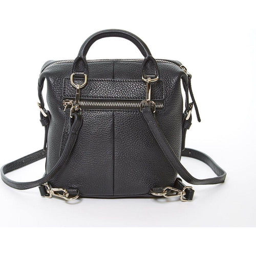 Load image into Gallery viewer, SUSU The Ashley Black Leather Backpack Purse
