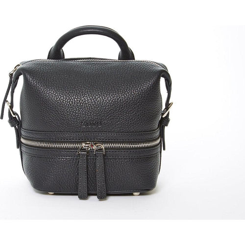 Load image into Gallery viewer, SUSU The Ashley Black Leather Backpack Purse
