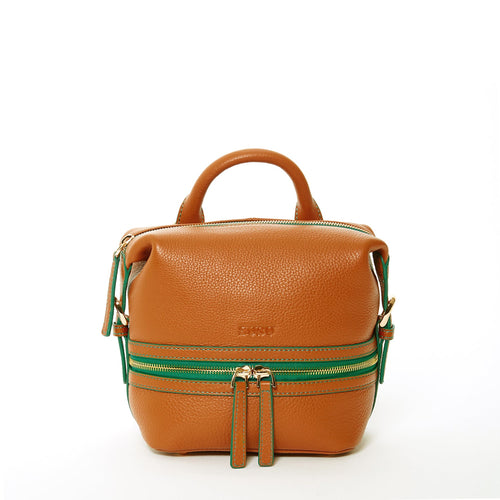 Load image into Gallery viewer, SUSU The Ashley Brown Leather Backpack Purse
