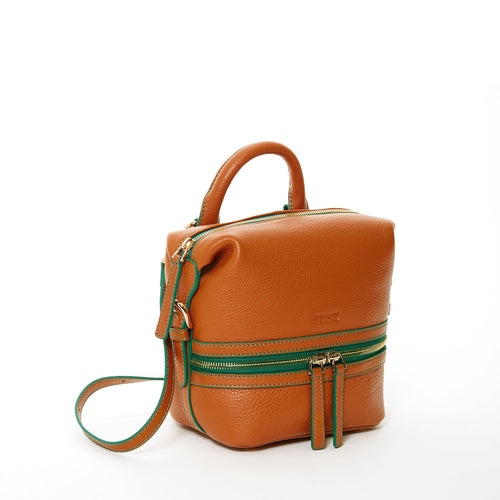 Load image into Gallery viewer, SUSU The Ashley Brown Leather Backpack Purse
