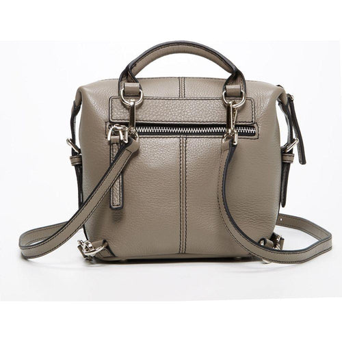 Load image into Gallery viewer, SUSU The Ashley Gray Leather Backpack Purse
